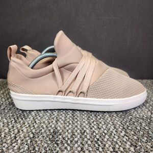 Steve Madden Lancer Womens Size 7M Pink Slip On Lace Up Casual Sneakers Shoes